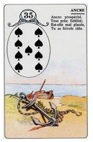 Âncora no Petit Lenormand