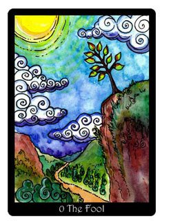 Qual o caminho? O Louco no Tarot of Trees