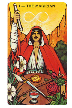  Representações coerentes do Mago Carta do Morgan-Greer Tarot