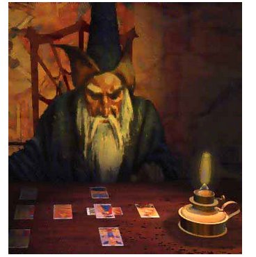 O sábio do Tarot Wisard Tarot de autor desconhecido