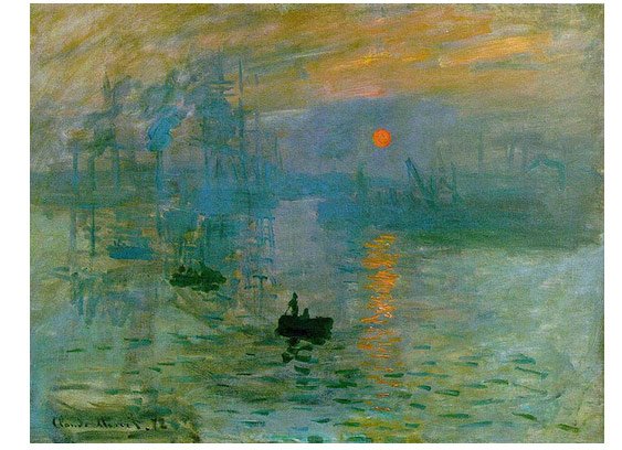 "Impression, soleil levant", pintura de Claude Monet,1872 www.pt.wikipedia.org/wiki/Ficheiro:Claude_Monet,_Impression,_soleil_levant,_1872.jpg
