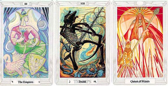 Cartas do Thoth Tarot de Aleister Crowley e Frieda Harris