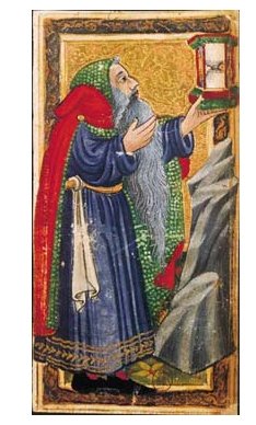 O Eremita Tarô Gringonneur (séc. XV)