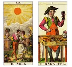 O Sol e O Mago no Tarô Clássico