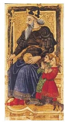 O Imperador Tarô Gringonneur ou Carlos VI (1392)