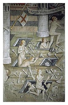Juízo Final na igreja Notre-Dame des Fontaines (França)