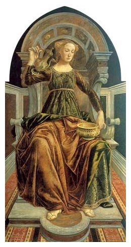 Temperance, Pedro del Pollaiuolo, 1470