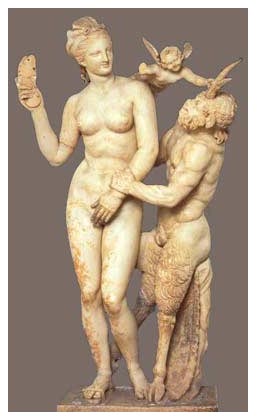 Afrodite, Pan e Eros www.wikimedia.org