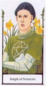 O Cavaleiro de Ouros Old Path Tarot