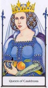 Rainha de Copas Tarot of the Old Path