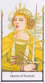 Rainha de Espadas Tarot of the Old Path