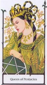 Rainha de Ouros Tarot of the Old Path