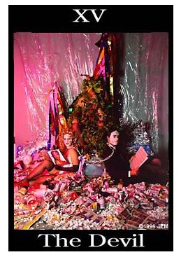 O Diabo no Healing Tarot by Jennifer Elizabeth Moore 