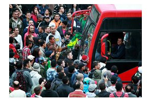 Durante a greve de ônibus em São Paulo