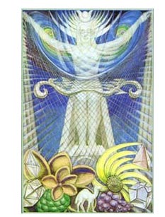 A Sacerdotisa no Thoth Tarot de Crowley