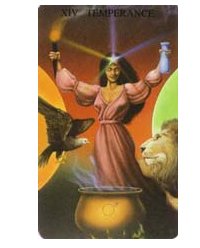 14. A Temperança, é do The Witches Tarot