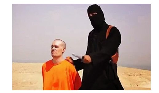 Jornalista americano prestes a ser decapitado foto em www.nytimes.com