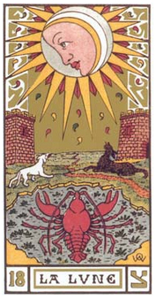 A Lua Tarot de Oswald Wirth