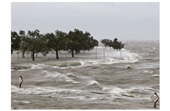 O furacão Isaac provoca alagamentos na Louisiania (28/8/2012)