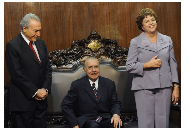 Michel Temer, José Sarney, Dilma Roussef e as agruras na base aliada