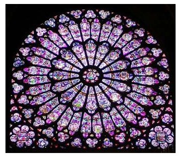 Vitral da catedral de Chartres (França
