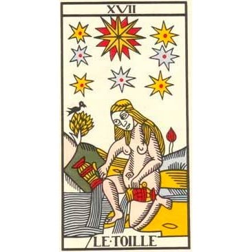 Tarot de Marseille - Jean Dodal - Carta Estrela
