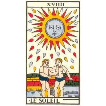 Tarot de Marseille - Jean Dodal - Carta Sol
