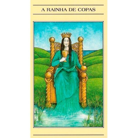 Tarô Mitológico, O (Livro + Baralho) - Carta Rainha de Copas
