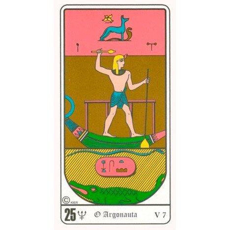 Tarô Egípcio Kier (Livro + Cartas) - Carta Argonauta