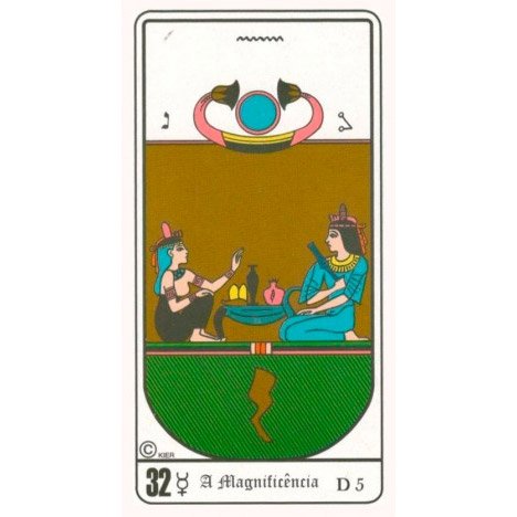 Tarô Egípcio Kier (Livro + Cartas) - Carta Magnificência
