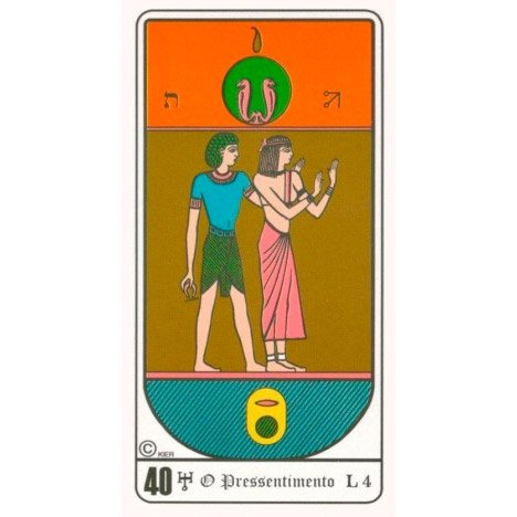 Tarô Egípcio Kier (Livro + Cartas) - Carta Pressentimento