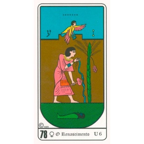 Tarô Egípcio Kier (Livro + Cartas) - Carta Renascimento