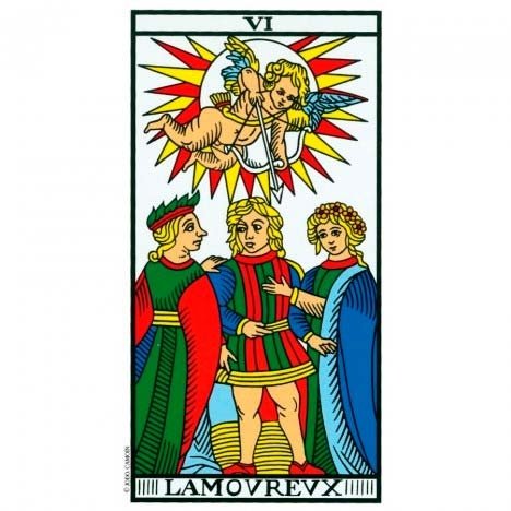 Tarot de Marseille - Jodorowsky & Camoin da Casa Camoin - Enamorados