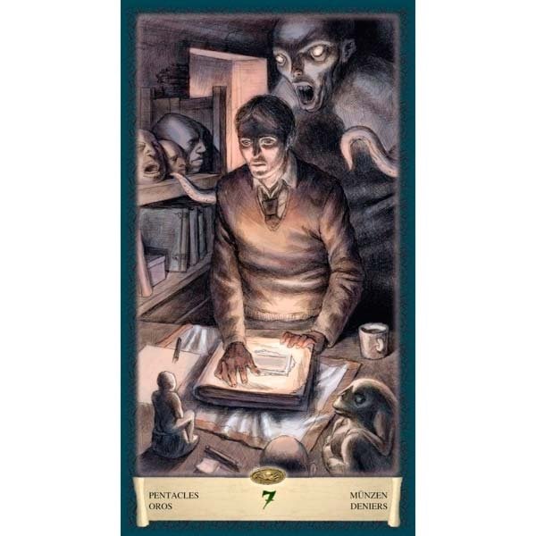 Dark Grimoire Tarot da Lo Scarabeo - Carta 07 de Ouros