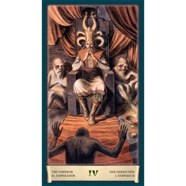 Dark Grimoire Tarot da Lo Scarabeo - Carta Imperador