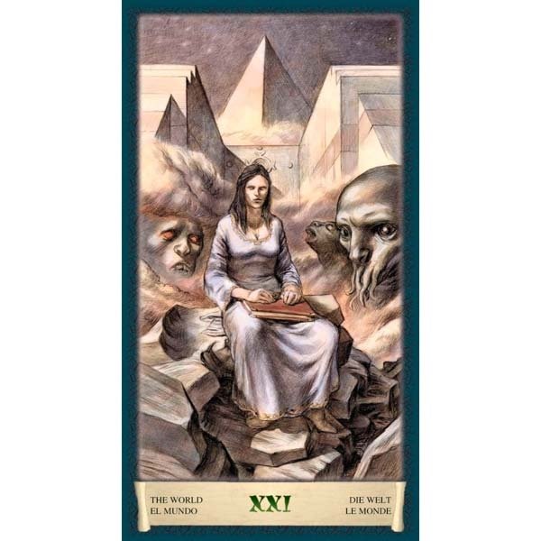 Dark Grimoire Tarot da Lo Scarabeo - Carta Mundo