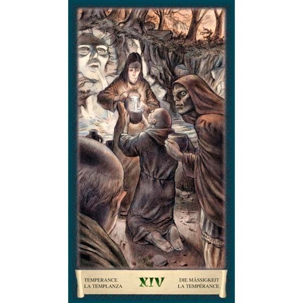 Dark Grimoire Tarot da Lo Scarabeo - Carta Temperança