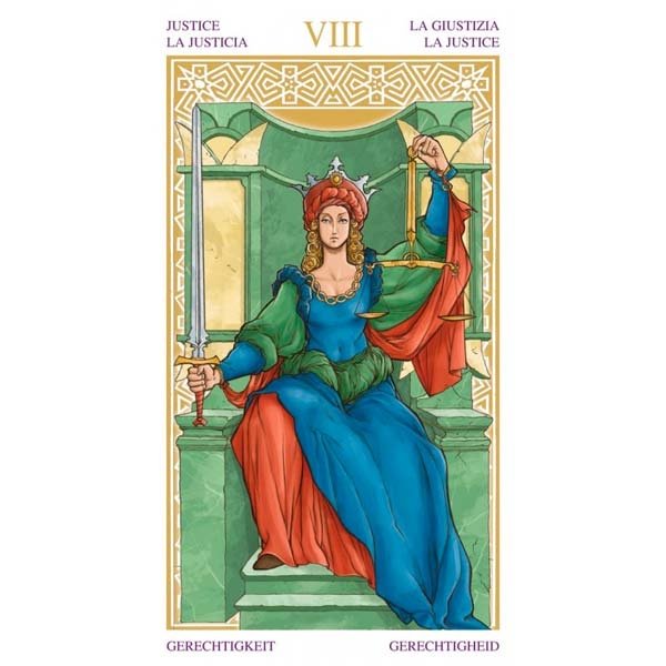 Universal Wirth Tarot da Lo Scarabeo - Carta Justiça