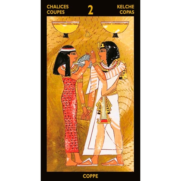 Nefertari´s Tarot da Lo Scarabeo - Carta 02 de Copas