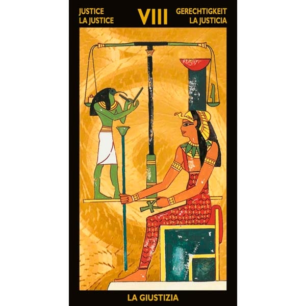 Nefertari´s Tarot da Lo Scarabeo - Carta Justiça