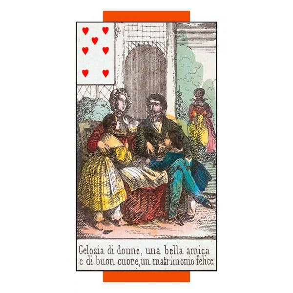 Antica Sibilla Italiana da Lo Scarabeo - Carta 07 de Copas