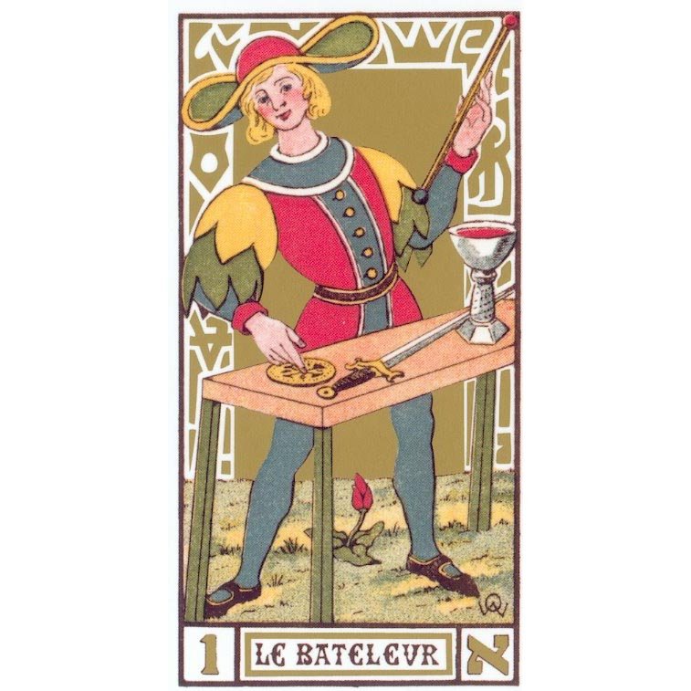Oswald Wirth Tarot | Carta Original 1 Le Bateleur