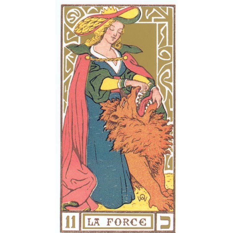 Oswald Wirth Tarot | Carta Original 11 La Force