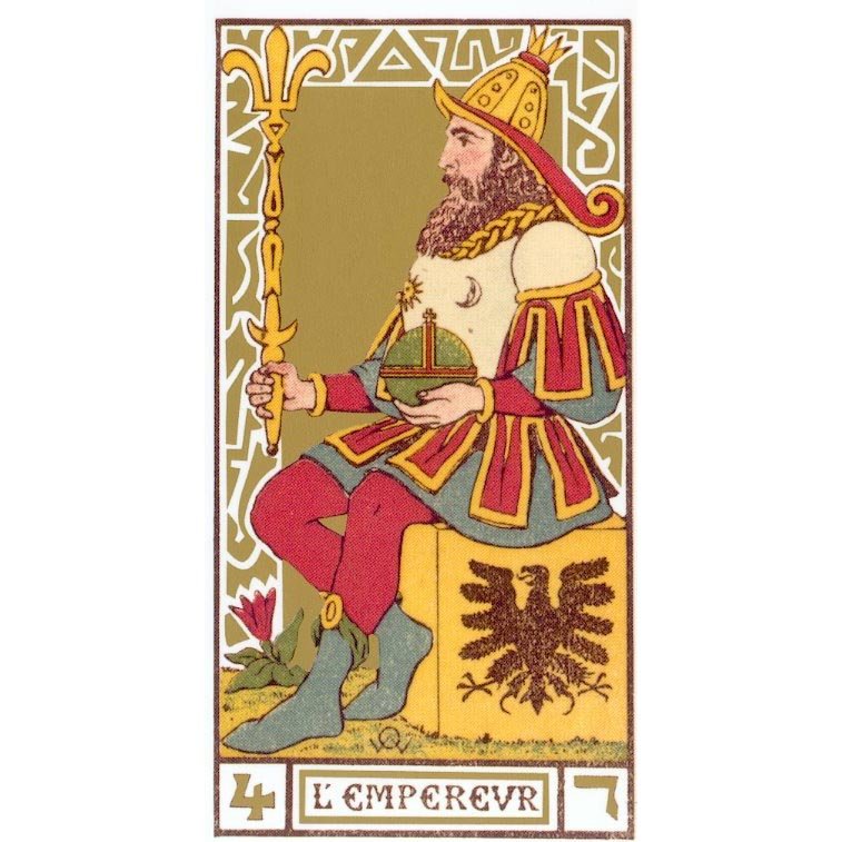 Oswald Wirth Tarot | Carta Original 4 L'Empereur