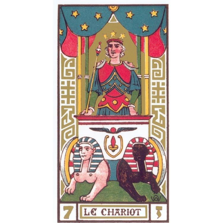 Oswald Wirth Tarot | Carta Original 7 Le Chariot