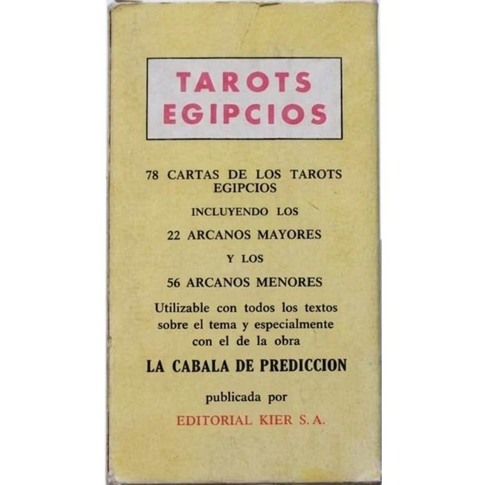Egipcios Kier Tarot | Caixa da Primeira Edição