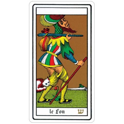 Oswald Wirth Tarot - Carta Louco