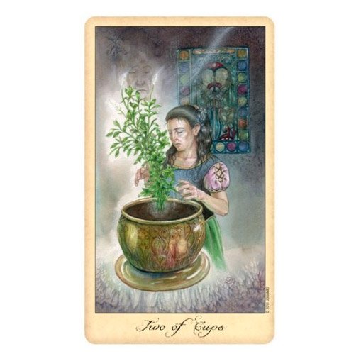Ghosts Spirits Tarot - Carta 02 de Copas