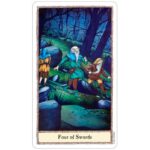 The Hobbit Tarot – Carta 04 de Espadas