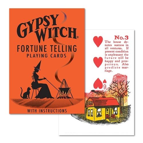 Gypsy Witch Fortune Telling Cards - Capa e Carta